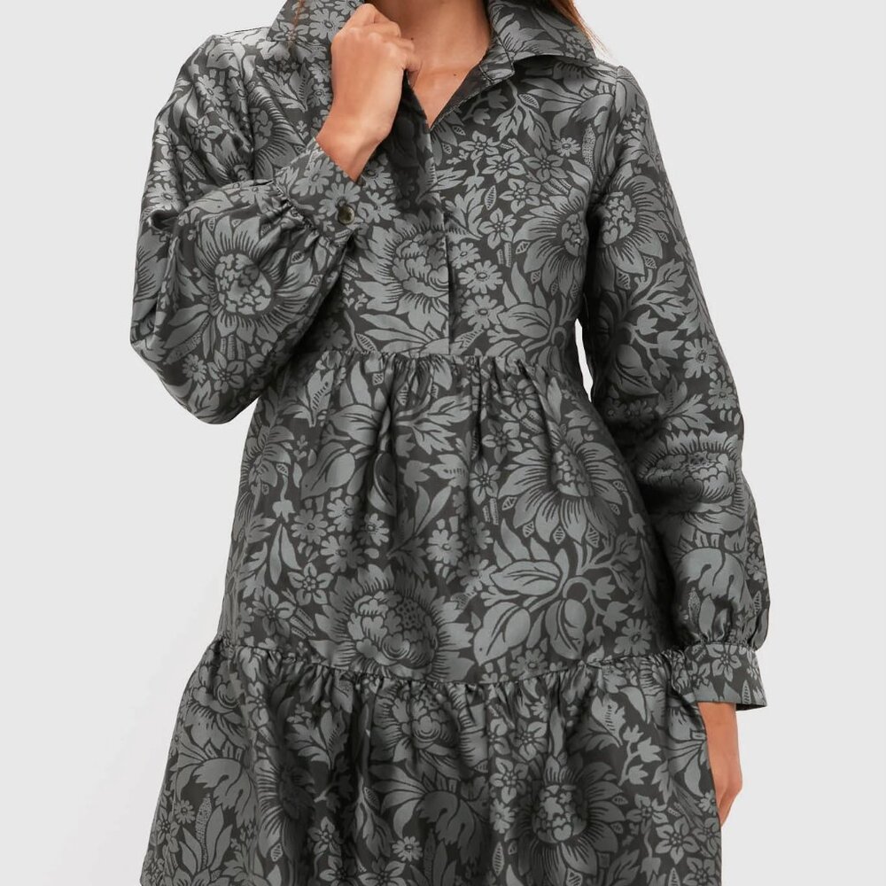 Emerald Mirasol Jacquard Alette Dress